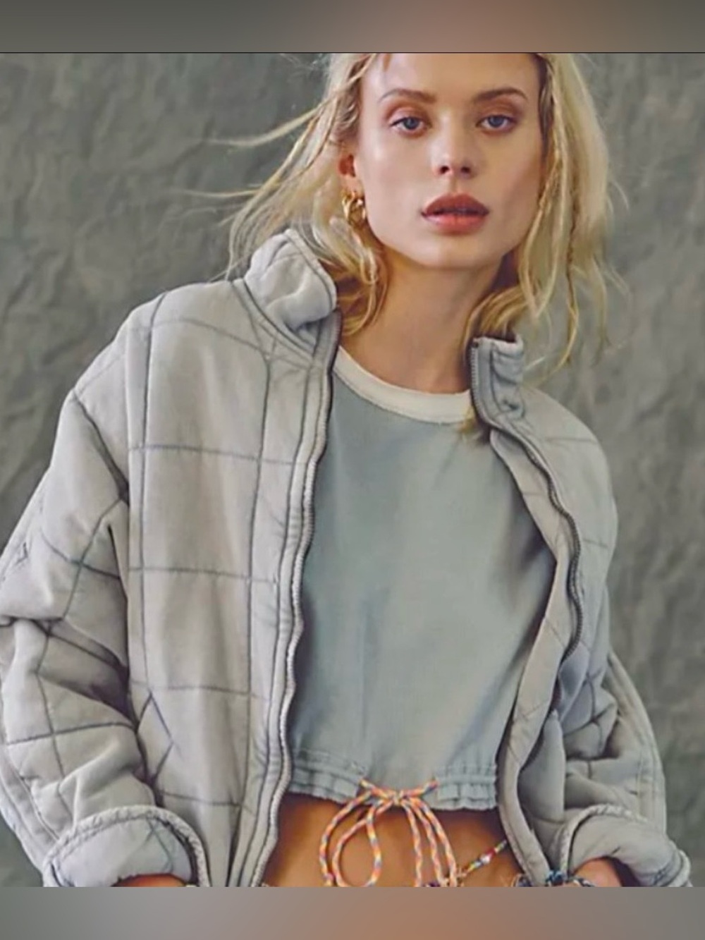Free People-Saltwater Khaki which is a discontinued colour . Style # 63857528.